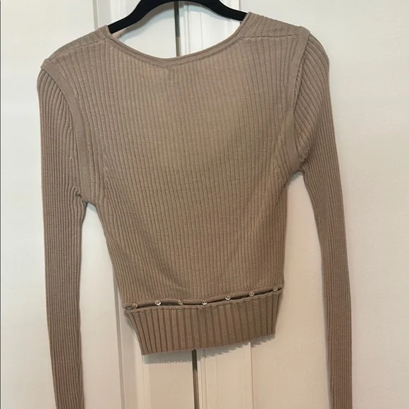 Jonathan Simkhai Ribbed Spring Sweater - Picture 4 of 4